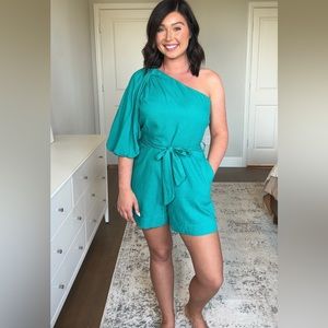 One Shoulder Romper (M)
